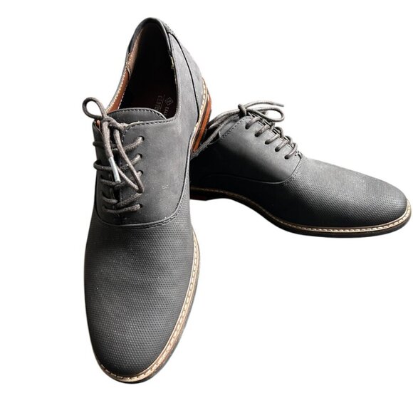 CALL IT SPRING Formal Dark Brown Greyish Oxford Lace Up Shoes US 7.5 - Picture 2 of 6